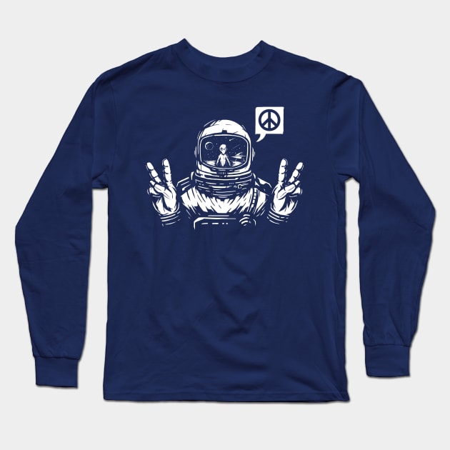 We come in peace Long Sleeve T-Shirt by StevenToang